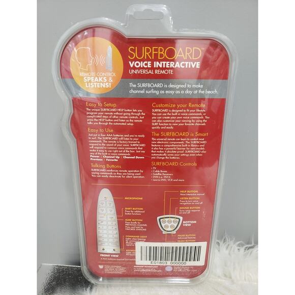 Surfboard Voice Interactive Universal Remote. New Sealed‎ - Picture 5 of 5